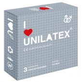 Презервативы с точками Unilatex Dotted - 3 шт. - Unilatex - купить с доставкой в Шахтах