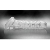 Утолщающая ребристая насадка на пенис - Доминирующее кольцо - в Шахтах купить с доставкой