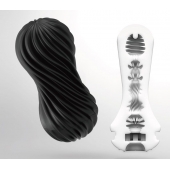 Мастурбатор FLEX Rocky Black с плотным рельефом - Tenga - в Шахтах купить с доставкой