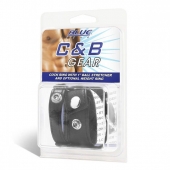 Утяжка для мошонки и пениса Cock Ring With 1  Ball Stretcher And Optional Weight Ring - BlueLine - купить с доставкой в Шахтах