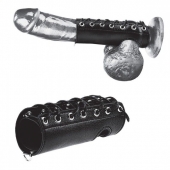 Сбруя на член на шнуровке 5  Cock Sheath - BlueLine - купить с доставкой в Шахтах