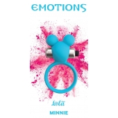 Голубое эрекционное виброколечко Emotions Minnie Breeze - Lola Games - в Шахтах купить с доставкой