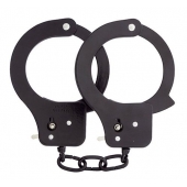 Чёрные наручники из листового металла BONDX METAL CUFFS BLACK - Dream Toys - купить с доставкой в Шахтах