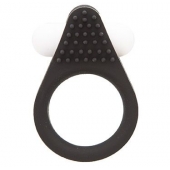 Чёрное эрекционное кольцо LIT-UP SILICONE STIMU RING 1 BLACK - Dream Toys - в Шахтах купить с доставкой