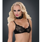Полиуретановый ошейник с пуклями и D-кольцами Collar with Studs - Blush Novelties - купить с доставкой в Шахтах