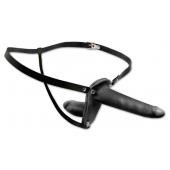 Женский страпон с вагинальной пробкой Double Penetrix Strap-on - 15 см. - Pipedream - купить с доставкой в Шахтах