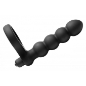 Насадка для двойного проникновения Double Fun Cock Ring with Double Penetration Vibe - XR Brands - в Шахтах купить с доставкой