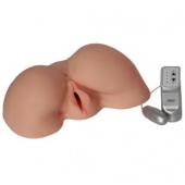Телесная вибровагина из киберкожи с выносным пультом - LOVETOY (А-Полимер) - в Шахтах купить с доставкой