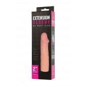 Телесная насадка-удлинитель Extension sleeve - 17 см. - Sitabella - в Шахтах купить с доставкой