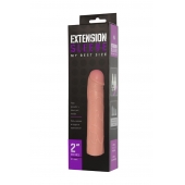 Насадка-удлинитель Extension sleeve телесного цвета - 18,5 см. - Sitabella - в Шахтах купить с доставкой