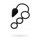 Тройное эрекционное кольцо с анальным хвостом Drop M-size - Erotist Adult Toys - в Шахтах купить с доставкой