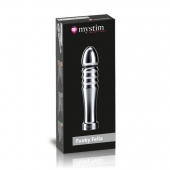 Ребристый фаллоимитатор для электростимуляции Funky Fella Rill Dildo - 13 см. - MyStim - купить с доставкой в Шахтах