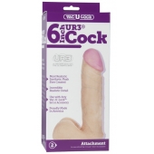 Ультра реалистичная насадка Vac-U-Lock  6  ULTRASKYN Cock - 17,3 см. - Doc Johnson - купить с доставкой в Шахтах