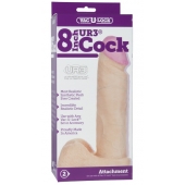 Ультрареалистичная насадка для трусиков Vac-U-Lock 8  ULTRASKYN Cock - 20,57 см. - Doc Johnson - купить с доставкой в Шахтах