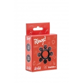 Чёрное эрекционное кольцо Rings Bubbles - Lola Games - в Шахтах купить с доставкой