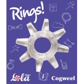 Прозрачное эрекционное кольцо Rings Cogweel - Lola Games - в Шахтах купить с доставкой