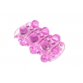 Розовая насадка на пенис Rings Armour - Lola Games - в Шахтах купить с доставкой