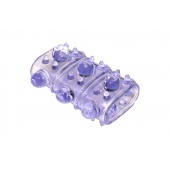 Фиолетовая насадка на пенис Rings Armour - Lola Games - в Шахтах купить с доставкой