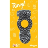 Чёрное эрекционное кольцо Rings Ringer - Lola Games - в Шахтах купить с доставкой