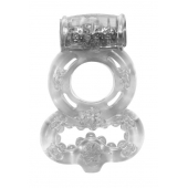 Прозрачное эрекционное кольцо Rings Treadle с подхватом - Lola Games - в Шахтах купить с доставкой