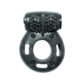 Черное эрекционное кольцо с вибрацией Rings Axle-pin - Lola Games - в Шахтах купить с доставкой