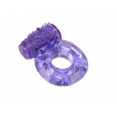 Фиолетовое эрекционное кольцо с вибрацией Rings Axle-pin - Lola Games - в Шахтах купить с доставкой