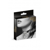 Черный чокер с двумя кольцами - Bijoux Pour Toi - купить с доставкой в Шахтах