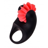 Чёрно-красное эрекционное виброкольцо Erotist - Erotist Adult Toys - в Шахтах купить с доставкой