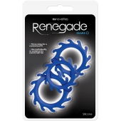 Набор из 3 синих эрекционных колец Renegade Gears - NS Novelties - в Шахтах купить с доставкой
