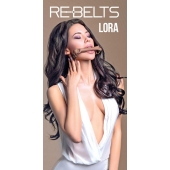 Кляп-трензель Lora с металлическими кольцами - Rebelts - купить с доставкой в Шахтах