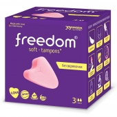 Женские гигиенические тампоны без веревочки FREEDOM mini - 3 шт. - Freedom - купить с доставкой в Шахтах