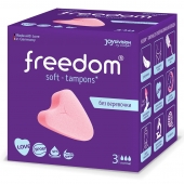 Женские гигиенические тампоны без веревочки FREEDOM normal - 3 шт. - Freedom - купить с доставкой в Шахтах
