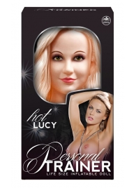 Надувная кукла с вибрацией и 2 любовными отверстиями Hot Lucy Lifesize Love Doll - NMC - в Шахтах купить с доставкой