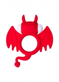 Красное эрекционное кольцо на пенис JOS COCKY DEVIL - JOS - в Шахтах купить с доставкой
