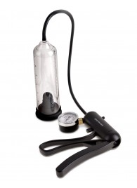 Вакуумная мужская помпа с датчиком давления Pro-Gauge Power Pump - Pipedream - в Шахтах купить с доставкой