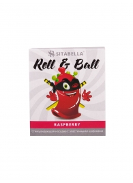 Стимулирующий презерватив-насадка Roll   Ball Raspberry - Sitabella - купить с доставкой в Шахтах