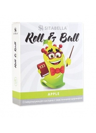 Стимулирующий презерватив-насадка Roll   Ball Apple - Sitabella - купить с доставкой в Шахтах