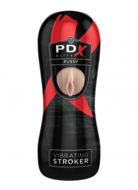 Мастурбатор-вагина Vibrating Pussy Stroker с вибрацией - Pipedream - в Шахтах купить с доставкой