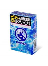 Презервативы Sagami Squeeze волнистой формы - 5 шт. - Sagami - купить с доставкой в Шахтах