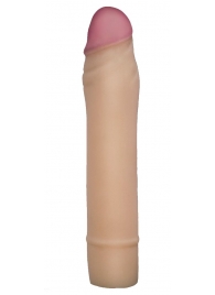 Телесная насадка-удлинитель из неоскин - 19,5 см. - LOVETOY (А-Полимер) - в Шахтах купить с доставкой