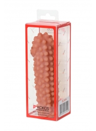 Телесная насадка на фаллос с бугорками KOKOS Extreme Sleeve 10 - 15,8 см. - KOKOS - в Шахтах купить с доставкой