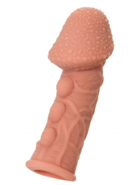 Насадка на фаллос с пузыриками, венками и ребристостью KOKOS Extreme Sleeve 09 - 12,7 см. - KOKOS - в Шахтах купить с доставкой