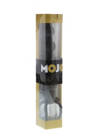 Черная ёлочка-насадка для двойного проникновения Mojo Bumpy - 15 см. - Seven Creations - в Шахтах купить с доставкой