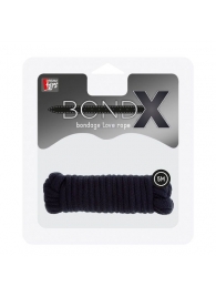 Чёрная веревка для связывания BONDX LOVE ROPE - 5 м. - Dream Toys - купить с доставкой в Шахтах
