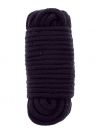 Черная веревка для связывания BONDX LOVE ROPE - 10 м. - Dream Toys - купить с доставкой в Шахтах