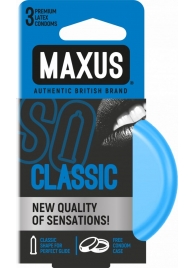Классические презервативы в железном кейсе MAXUS Classic - 3 шт. - Maxus - купить с доставкой в Шахтах