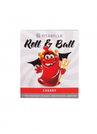 Стимулирующий презерватив-насадка Roll   Ball Cherry - Sitabella - купить с доставкой в Шахтах