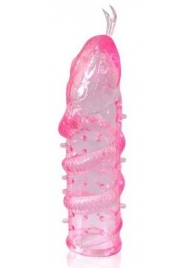 Закрытая рельефная насадка Crystal sleeve snakes в виде змеи с усиками - 14 см. - Erowoman-Eroman - в Шахтах купить с доставкой