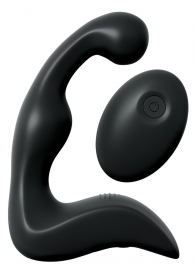 Черный вибромассажер простаты с пультом ДУ Control P-Spot Pro - Pipedream - в Шахтах купить с доставкой
