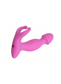 Розовый стимулятор простаты с усиками - 15 см. - 4sexdreaM - в Шахтах купить с доставкой